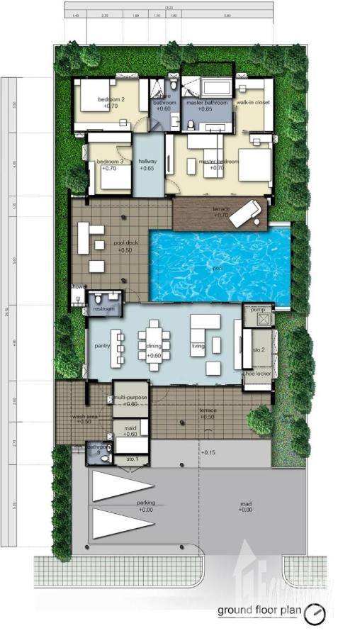 Movenpick Luxury Villa1Fl-Private Pool-Sha Certified Praia de Jomtien Exterior foto